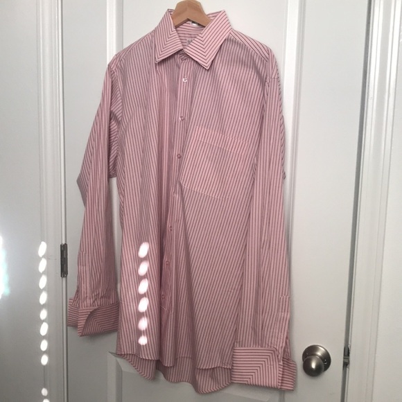 ALFANI Men’s TALL BUTTON DOWN Shirt 16 1/2 33-37 -Large - Picture 1 of 7